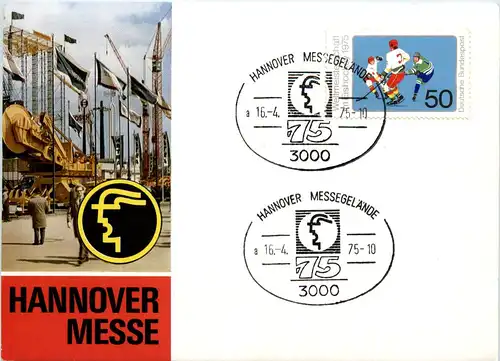 Hannover Messe mit Sonderstempel -472516