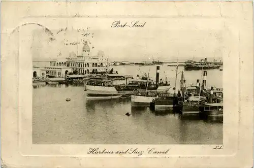 Port Said - Harbour and Suez Canal -448858