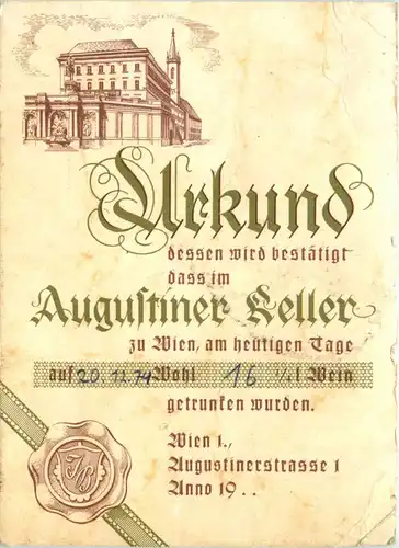 Wien - Augustiner Keller -472596