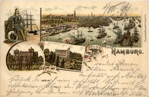 Hamburg - Litho -472776