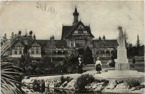 Rotorua - New Bath Buildings - New Zealand -472954