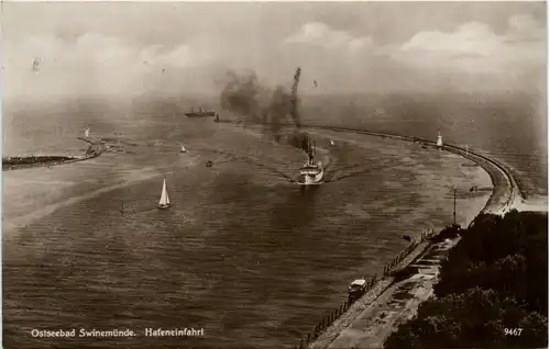 Swinemünde - Hafeneinfahrt -473498