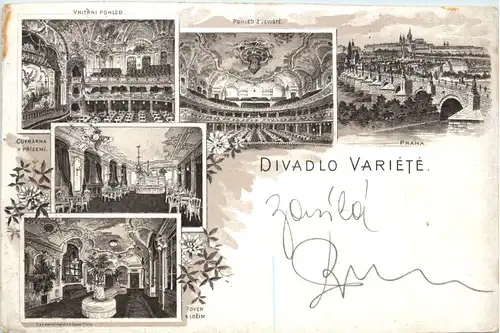 Praha - Divadlo Variete - Litho -473034
