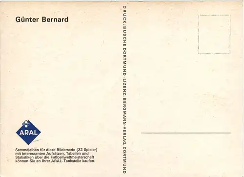 Günter Bernard - Werder Bremen -474318