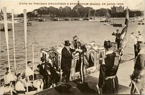 President Fallieres a Stockholm -449338