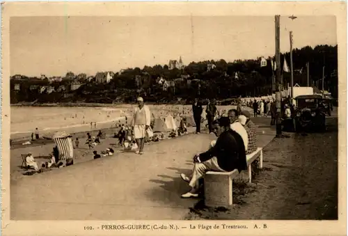 Perros-Guirec - La Plage de Trestraou -474034