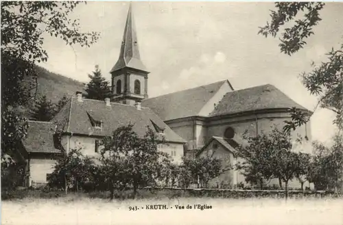 Kruth - Vue de l Eglise -474154