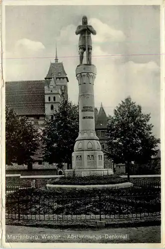 Marienburg - Abstimmungs-Denkmal -473614