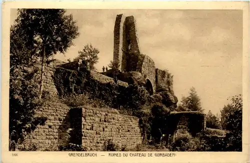 Grendelbruch - Ruines du Chateau de Guirbaden -474168