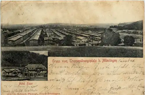 Gruss vom Truppenübungsplatz bei Münsingen -475178
