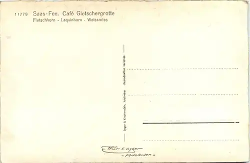 Saas Fee - Cafe Gletschergrotte -450378