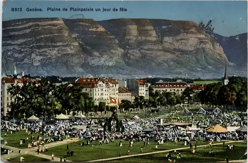 Geneve - Plaine de Plainpalais un jour de fete -450478