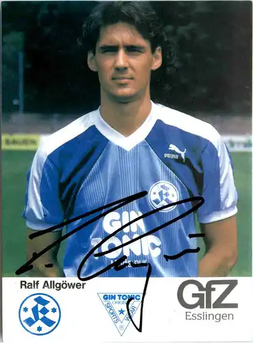 Ralf Allgöwer - Stuttgarter Kickers mit Autogramm -474350