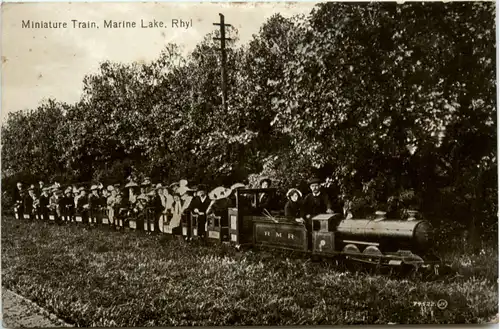 Rhyl - Miniature Train Marine Lake - Eisenbahn -474874