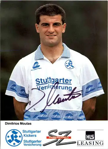 Dimitrios Moutas - Stuttgarter Kickers mit Autogramm -474370