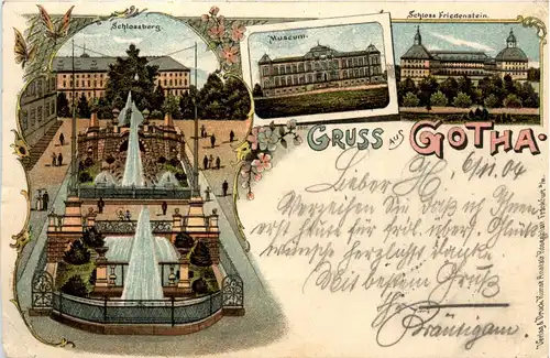 Gruss aus Gotha - Litho -437196