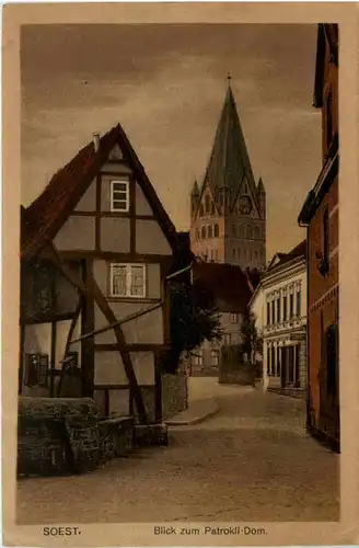 Soest - Blick zum Patrokli Dom -474864