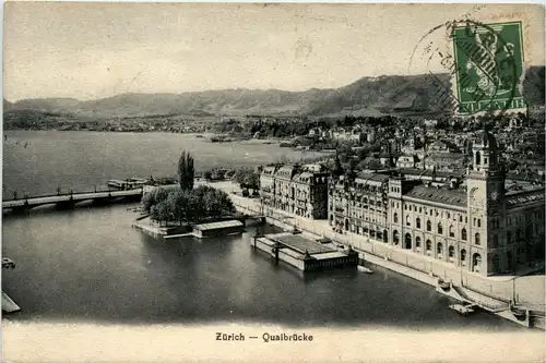 Zürich - Quaibrücke -437616