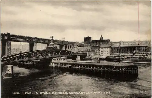 Newcastle on Tyne - High Level & Swing Bridges -475156