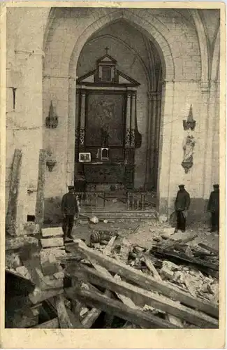 Kirche von Prouvais - Feldpost Bayr. Reserve Infanterie Division -473490