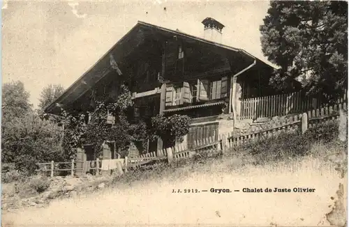 Gryon - Chalet de Juste Olivier -476378