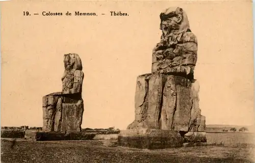 Thebes - Colosses de Memmon -475512