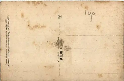 Bruxelles - Exposition 1935 -475532