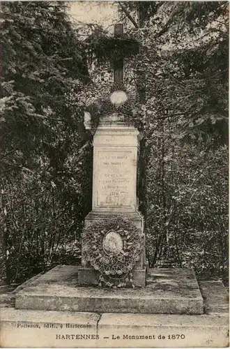 Hartennes - Le Monument de 1870 -474106