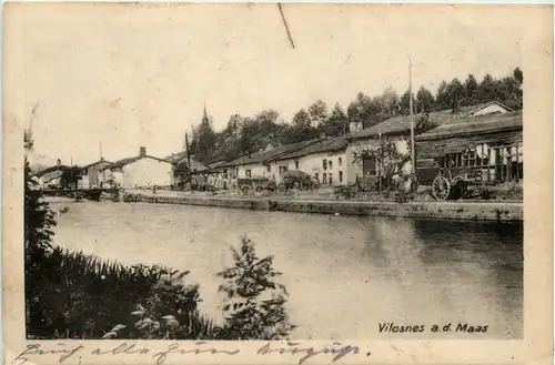 Vilosnes an der Maas - Feldpost 54. Infanterie Division -475612