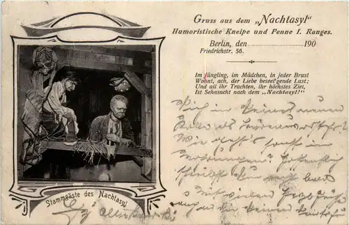 Berlin - Gruss aus dem Nachtasyl -452034