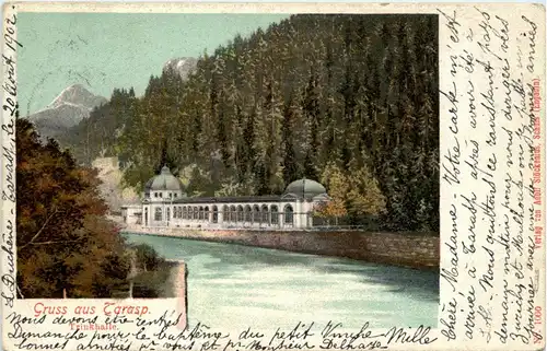 Gruss aus Tarasp - Trinkhalle -438772