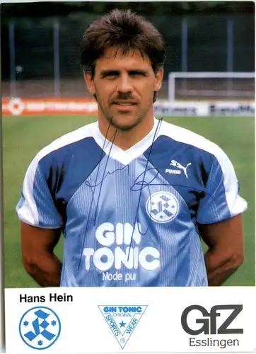 Hans Hein - Stuttgarter Kickers mit Autogramm -474346
