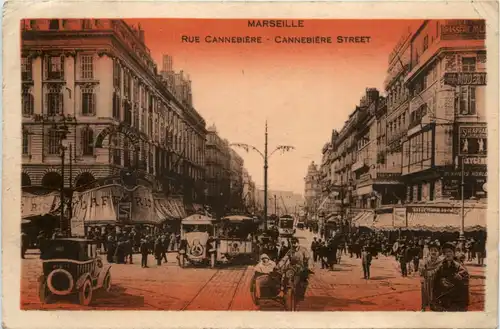 Marseille - Rue Cannebiere -476348