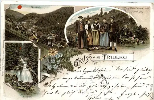 Gruss aus Triberg - Litho -438892