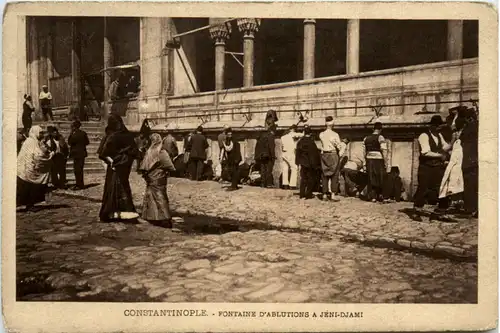 Constantinople - Fontaine d Ablutions a Jeni-Djami -476144