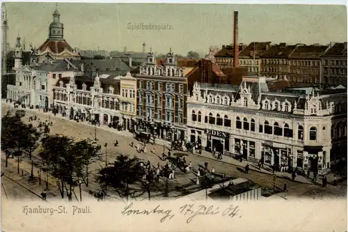 Hamburg-St. Pauli - Spielbudenplatz -476256