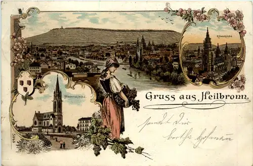 Gruss aus Heilbronn - Litho -477238