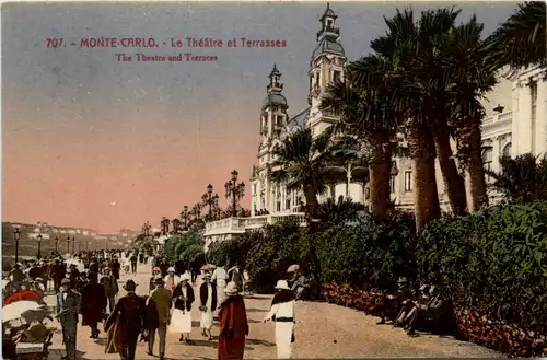 Monte-Carlo - Le Theatre et Terasses -476568
