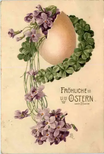 Ostern - Prägekarte -477338