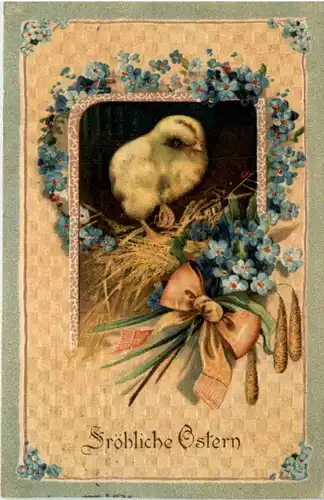 Ostern - Prägekarte -477378