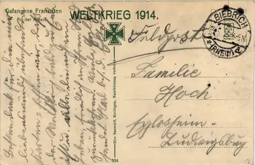 Gefangene Franzosen - 1. Weltkrieg - Feldpost -476814