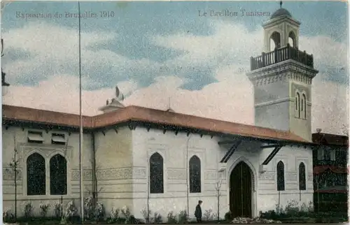 Exposition de Bruxelles 1910 - Le Pavillon Tunesien -476130