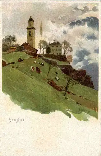 Soglio - Künstlerkarte -474746