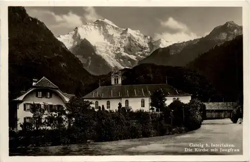 Gsteig bei Interlaken - Die Kirche mit Jungfrau -439210