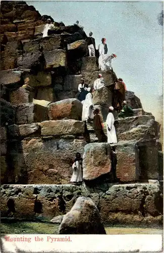 Egypt- Mounting the Pyramid -476230