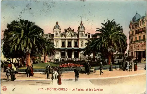 Monte-Carlo - Le Casino et les Jardins -476576