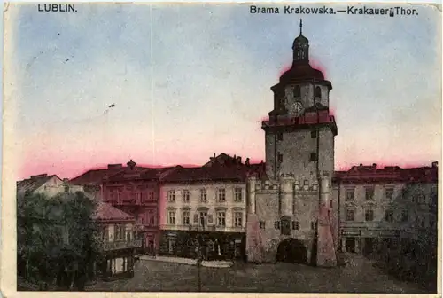 Lublin - Krakauer Tor - Feldpost -476948