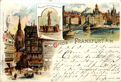 Gruss aus Frankfurt - Litho -477068