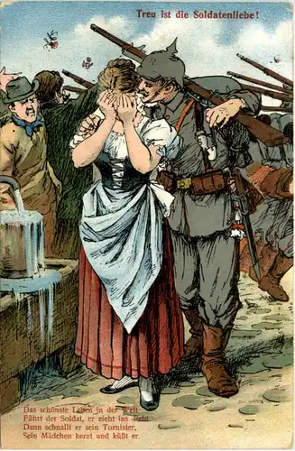 Treu ist die Soldatenliebe - Feldpost -477088