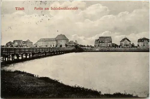 Tilsit - Partie am Schlossmühlenteich -476944